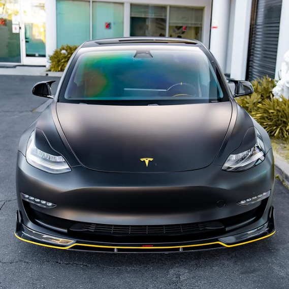 Tesla Model 3 Gloss Black M-Style Mirror Covers (2017-2023)