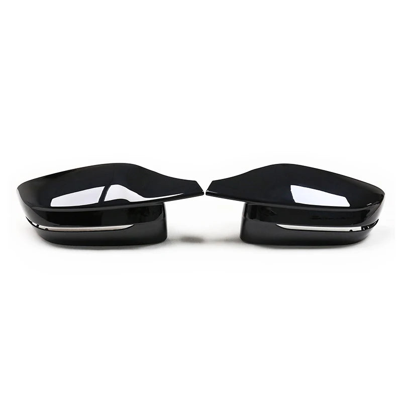 BMW 2/3/4/5 Series G42/G20/G22/G26/G30 Gloss Black M-Style Mirror Covers (2017+)