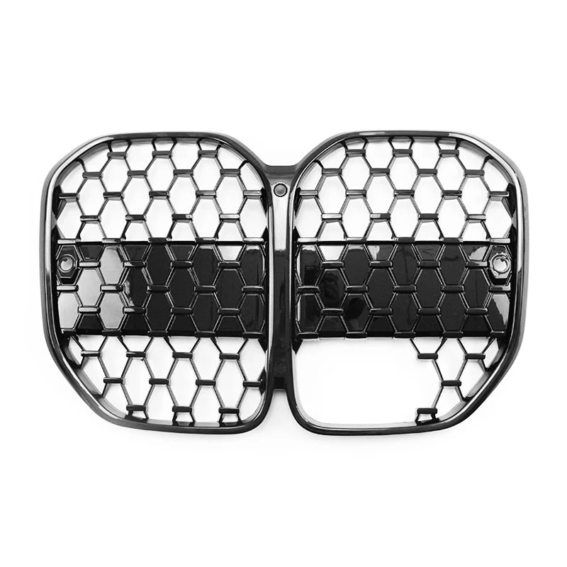 BMW 4 Series G22 G23 Gloss Black Diamond Front Grill (2020+)