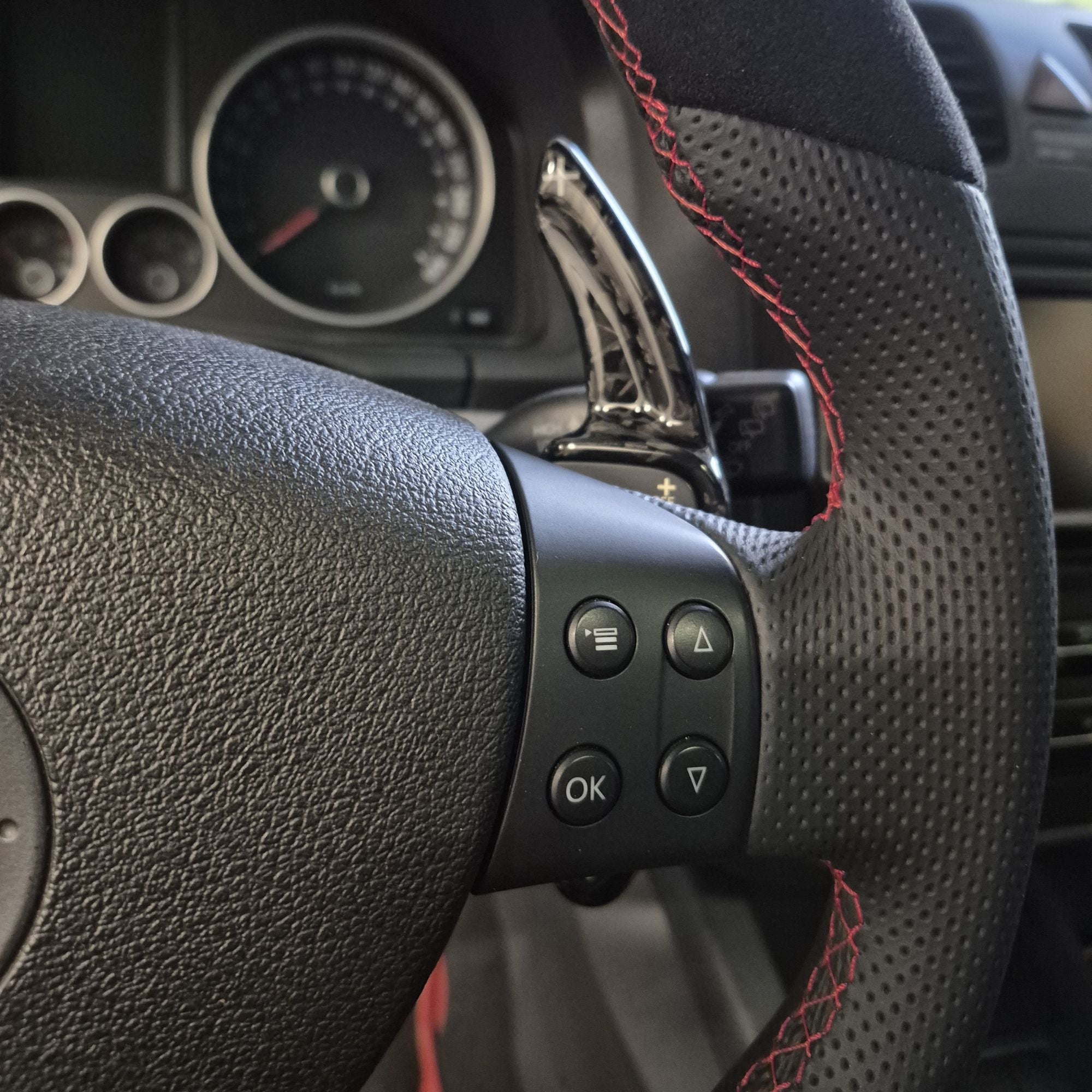 Forged Carbon Fibre DSG Paddle Shifters For VW Golf Polo Scirocco (2008-2013)