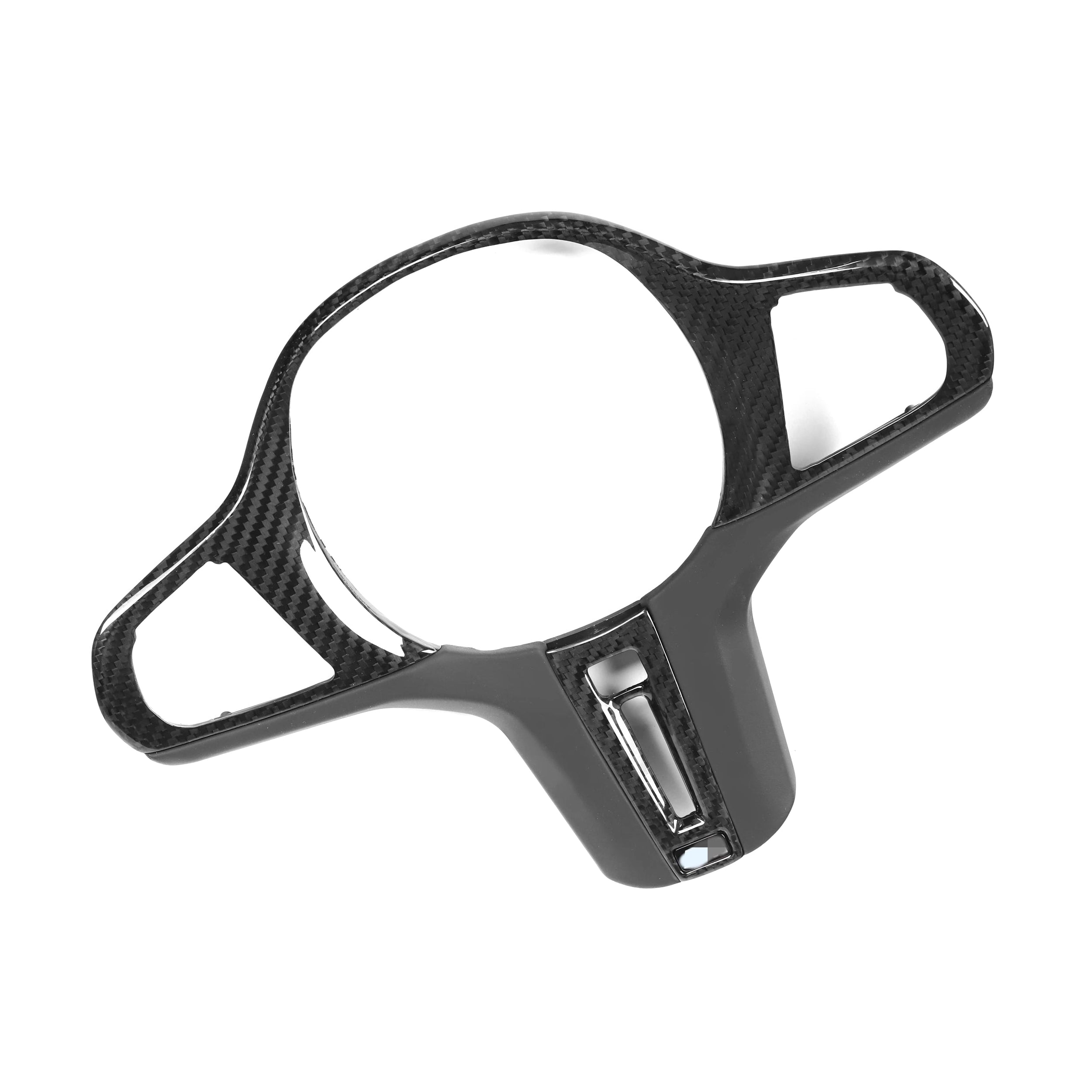 BMW 2, 3, 4, Series G42, G20, G21, G22 Carbon Fibre Steering Wheel Trim (2019+)