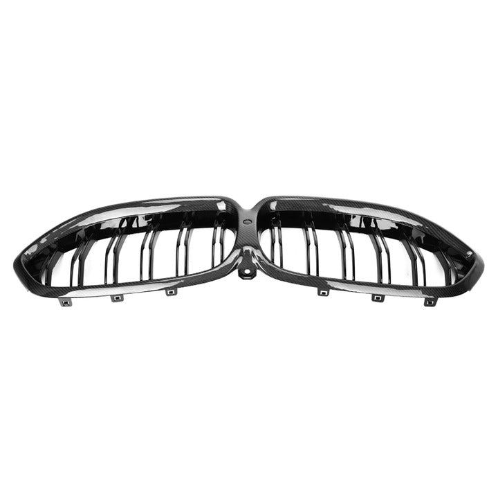 BMW 8 Series G14 G15 G16 Carbon Fibre Double Slat Grill (2018-2022)
