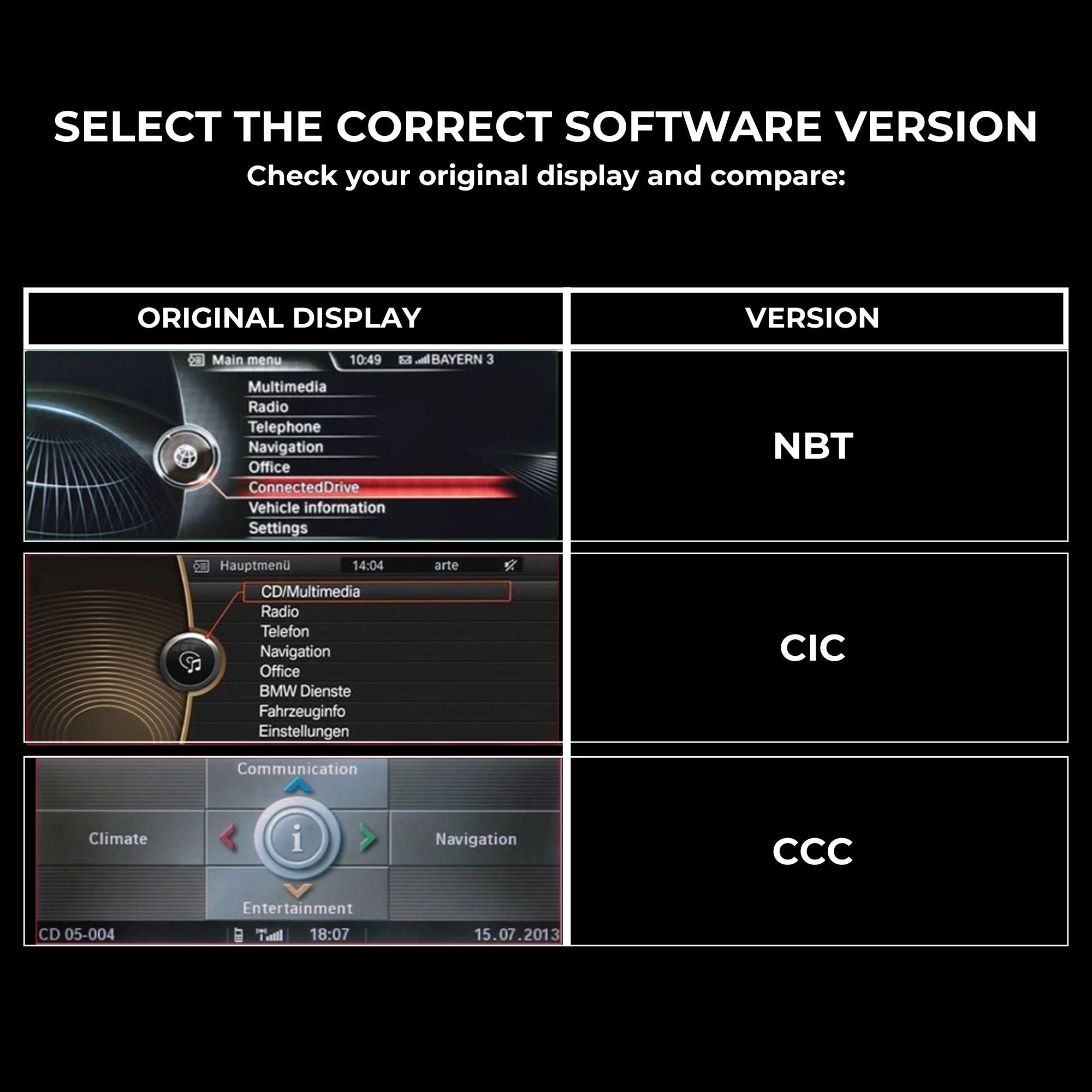 BMW 1 Series E81/E82/E87/E88 | 12.3" Apple CarPlay/Android Auto Touchscreen Display | (2004-2012)
