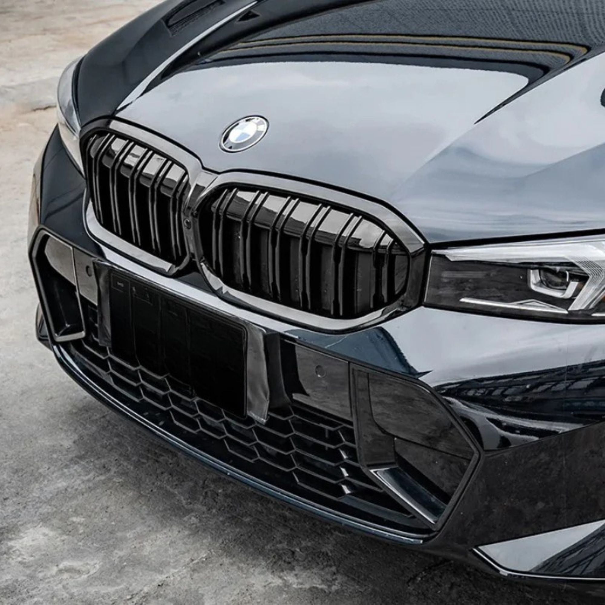 BMW 3 Series G20/G21 LCI Gloss Black Double Slat Grill (2022+)