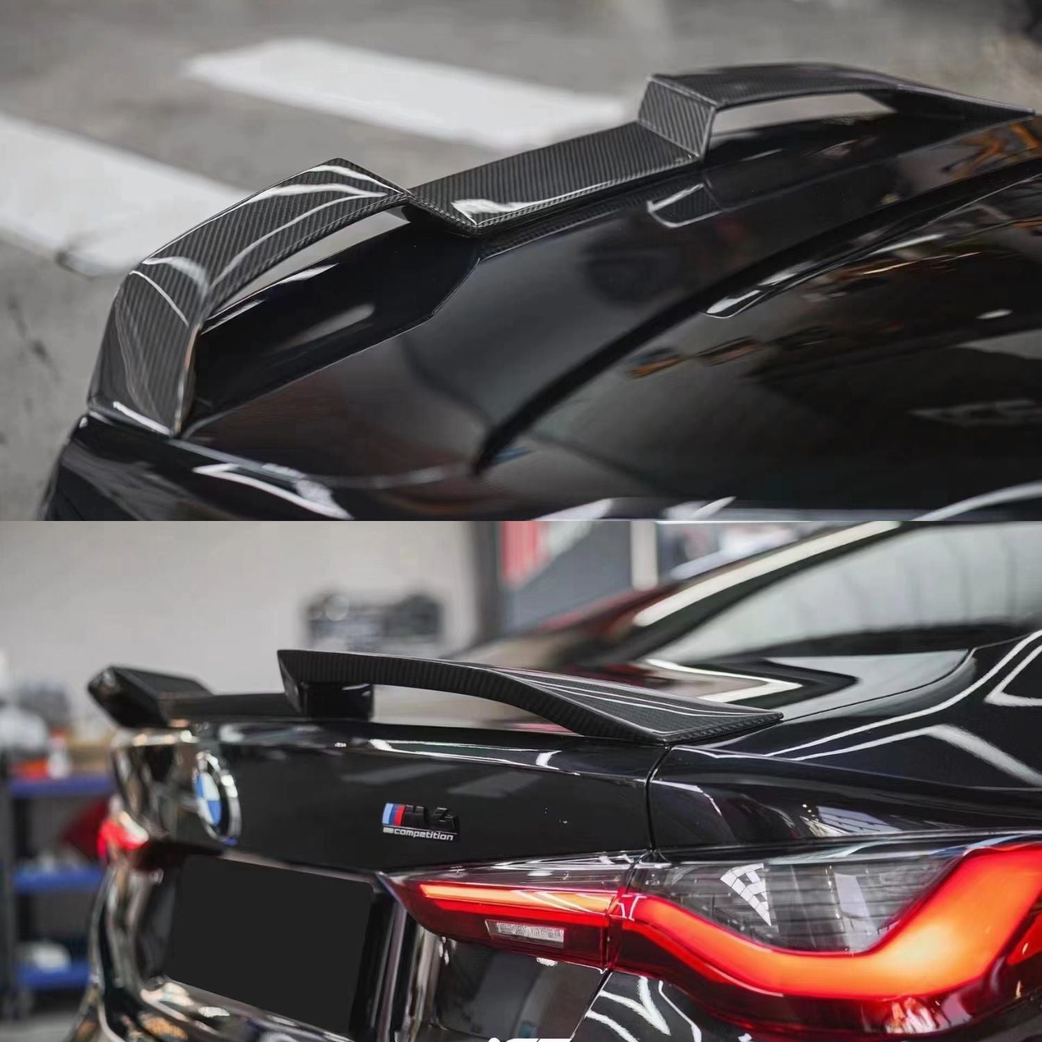BMW 3 Series G20 / M3 G80 Pre-Preg Dry Carbon Fibre V Style Rear Spoiler By OPTIC (2019+)