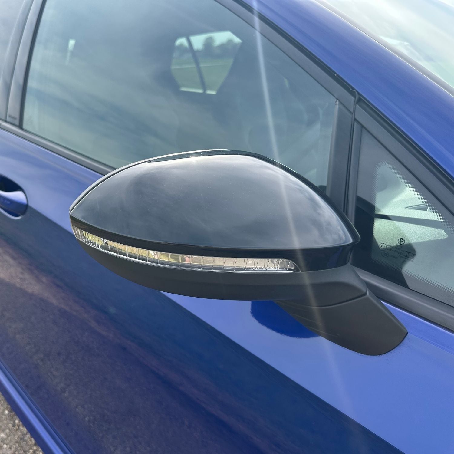 Gloss Black Mirror Covers For VW Golf MK8 (2020+)