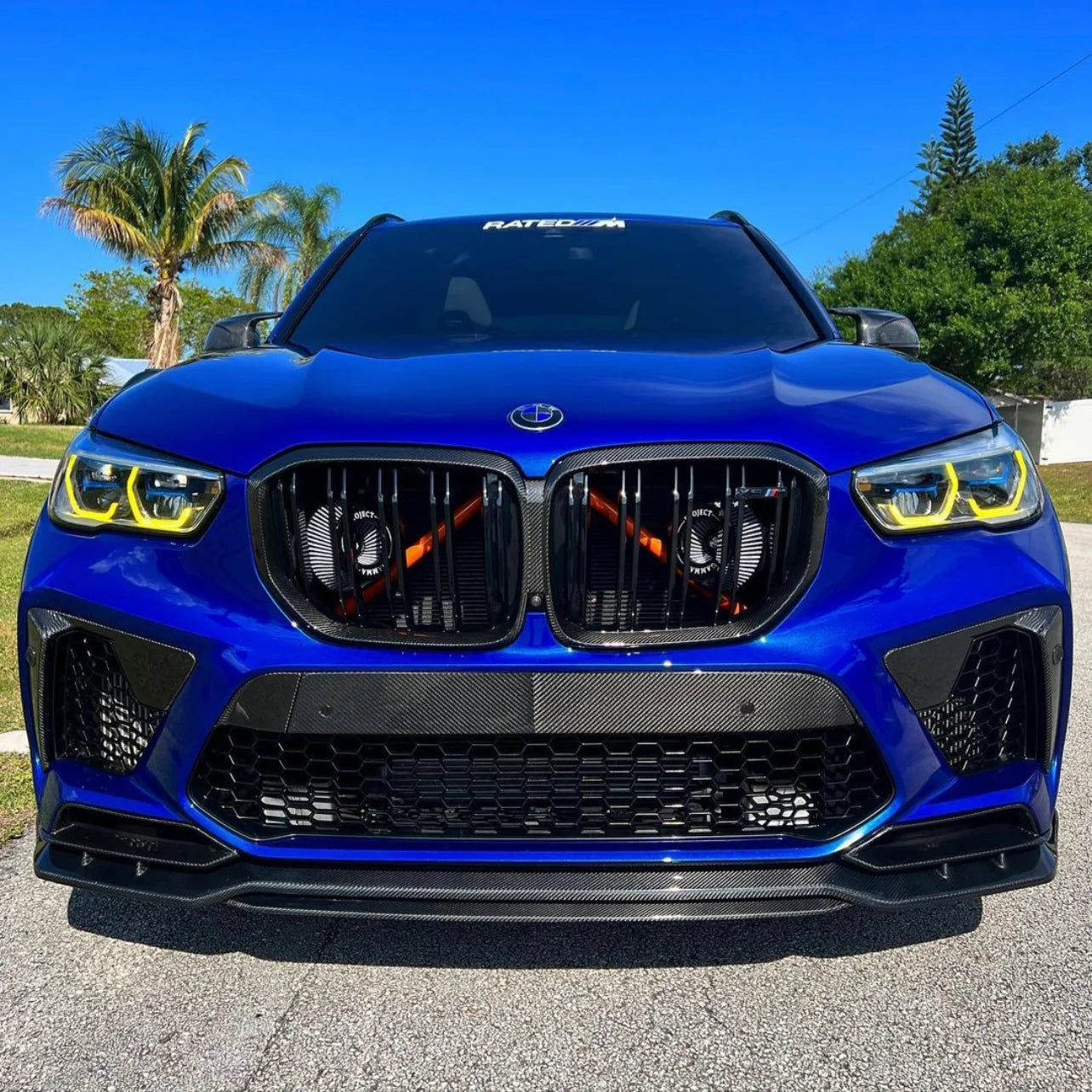 CSL Style Yellow DRL LED Lights Module Set For BMW X5 / X6 (G05/G06) (2019-2022)
