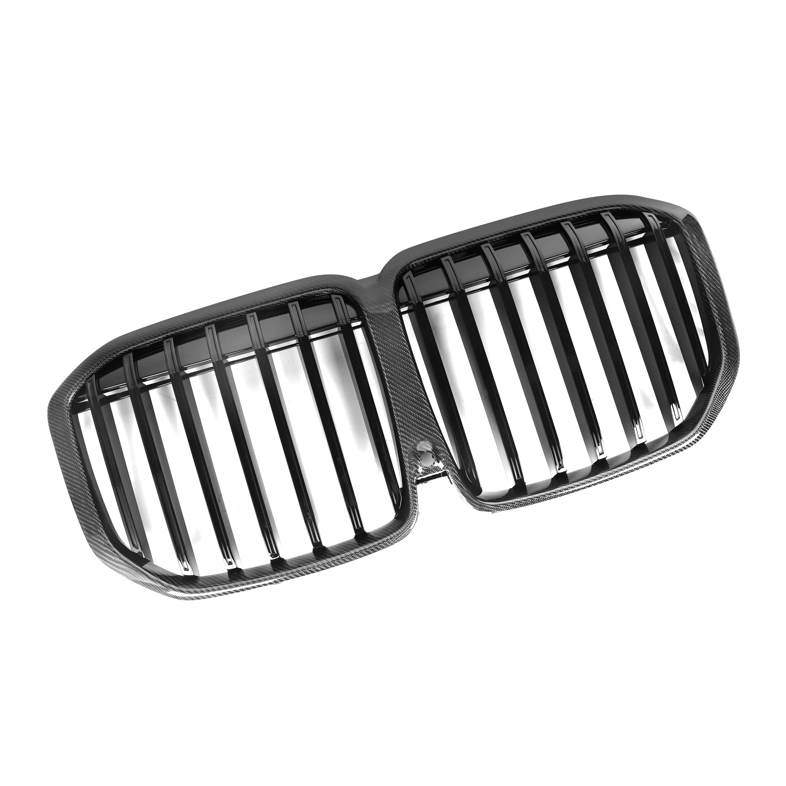 BMW X7 G07 LCI Carbon Fibre Single Slat Front Grills (2023+)