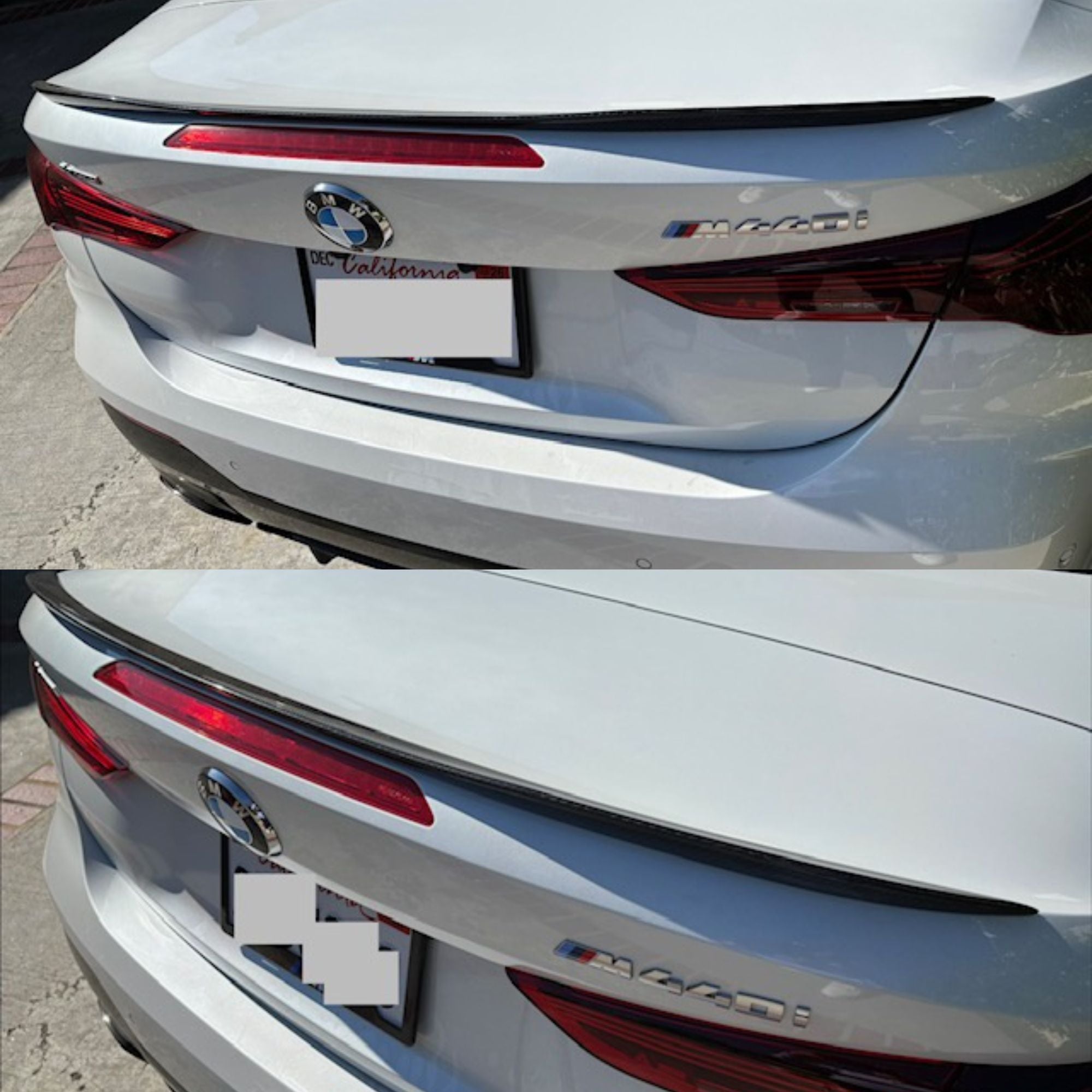 BMW 4 Series G23 / M4 G83 Convertible Pre-Preg Dry Carbon Fibre MP Style Rear Spoiler By OPTIC (2020+)