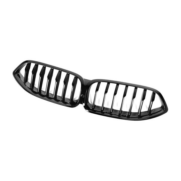 BMW 8 Series G14 G15 G16 Gloss Black Single Slat Grill (2018-2022)