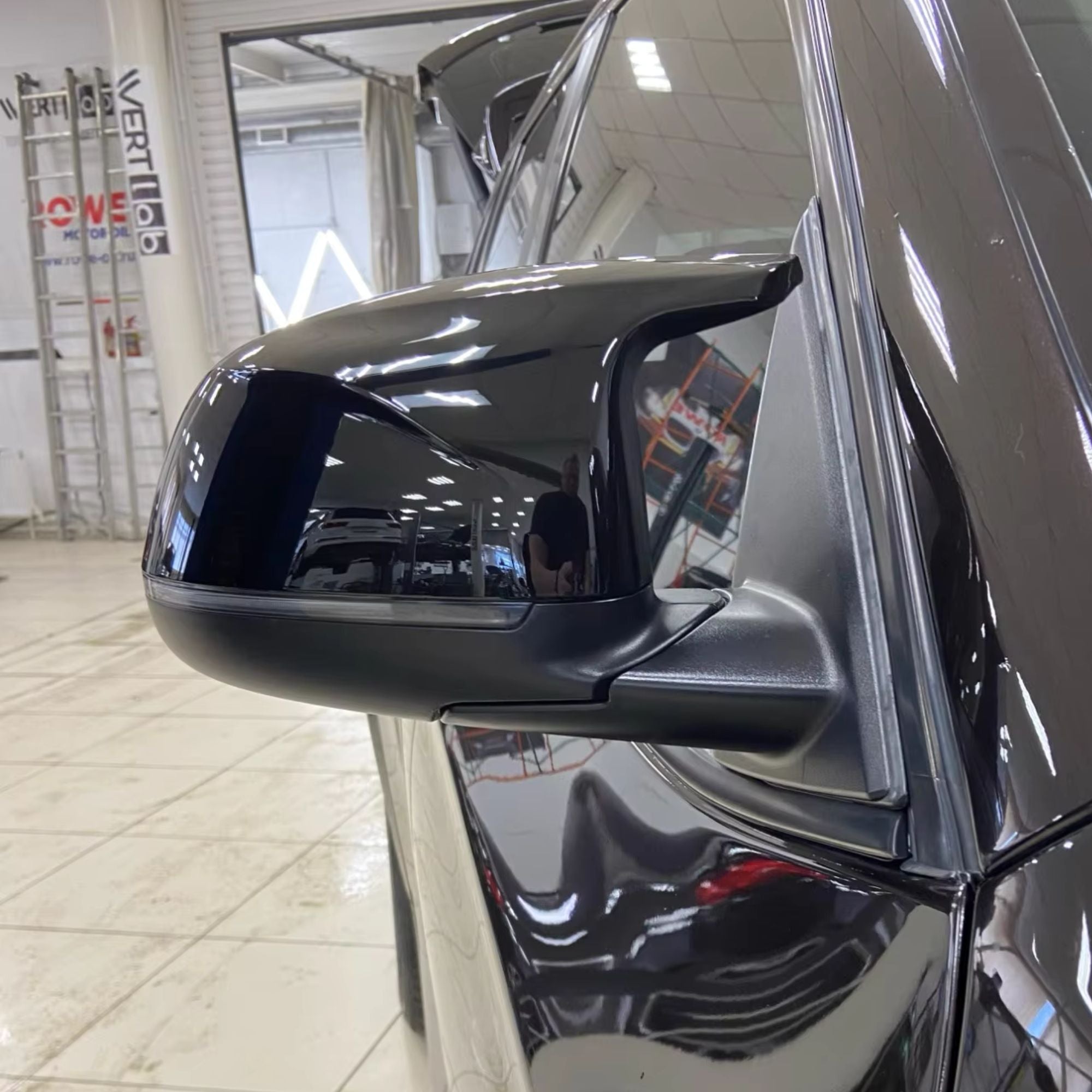 BMW X3/X4/X5/X6 F25/F26/F15/F16 Gloss Black M-Style Wing Mirror Covers (2014-2018)