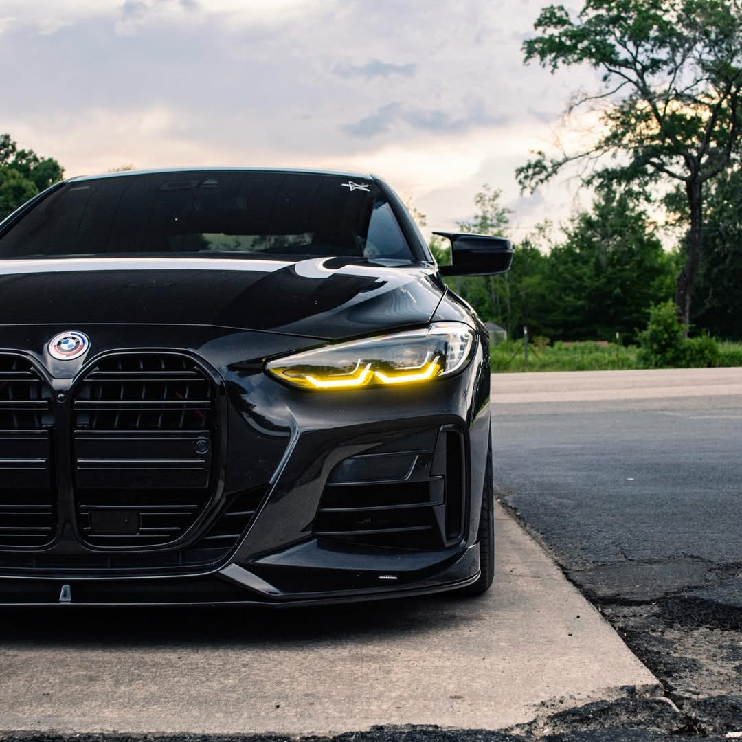 CSL Style Yellow DRL LED Lights Module Set For BMW 4 Series G22/G23/G26 (2021-2025)