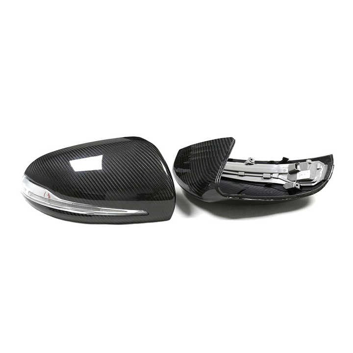 Mercedes W205/W213/W222/C257 Pre-Preg Dry Carbon Fibre Mirror Covers By OPTIC (2014-2021)