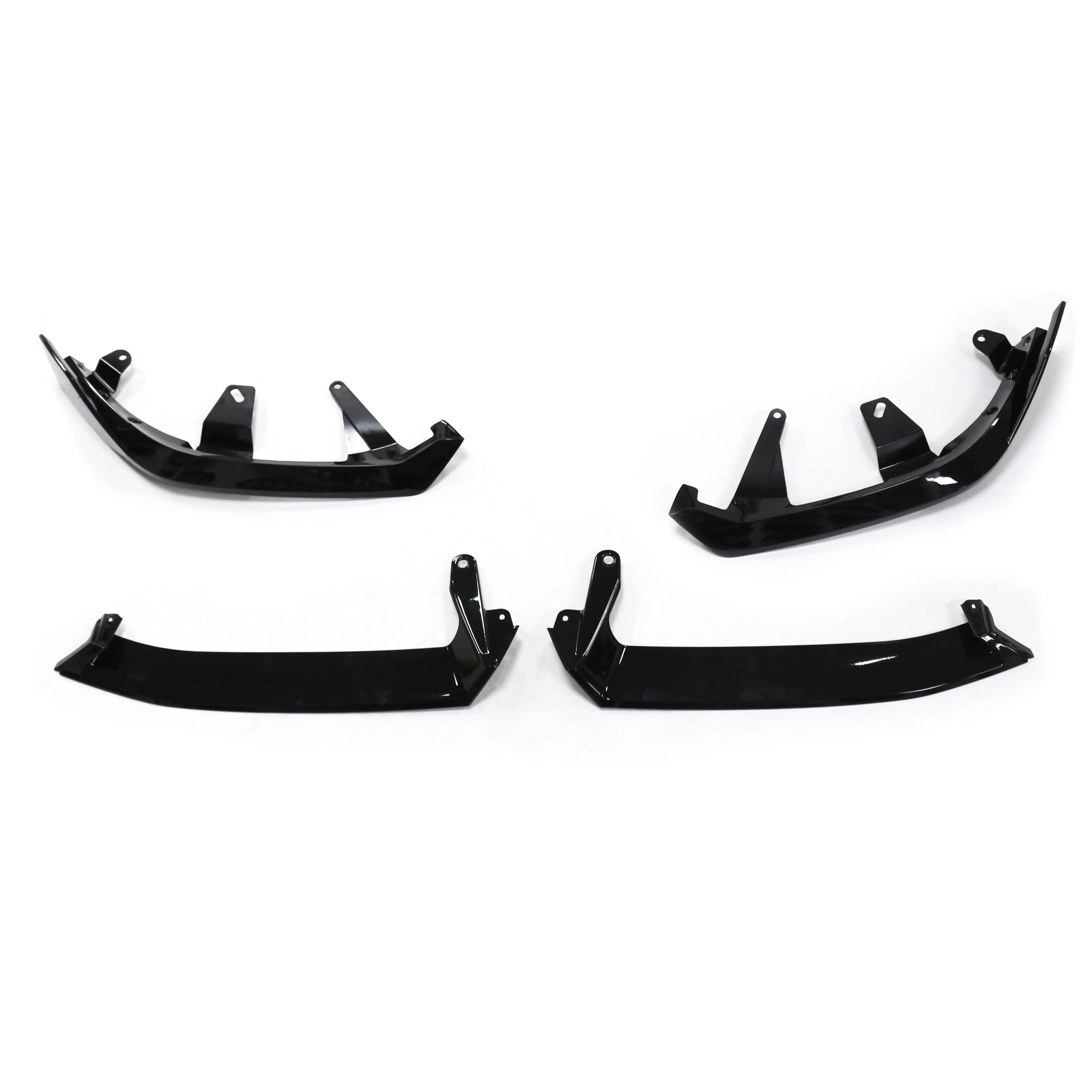 BMW 5 Series G60 G61 Gloss Black MP Style Front Lip Splitter (2024+)