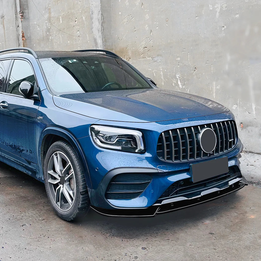 Mercedes GLA X247 Gloss Black Front Lip Splitter V2 (2020-2023)