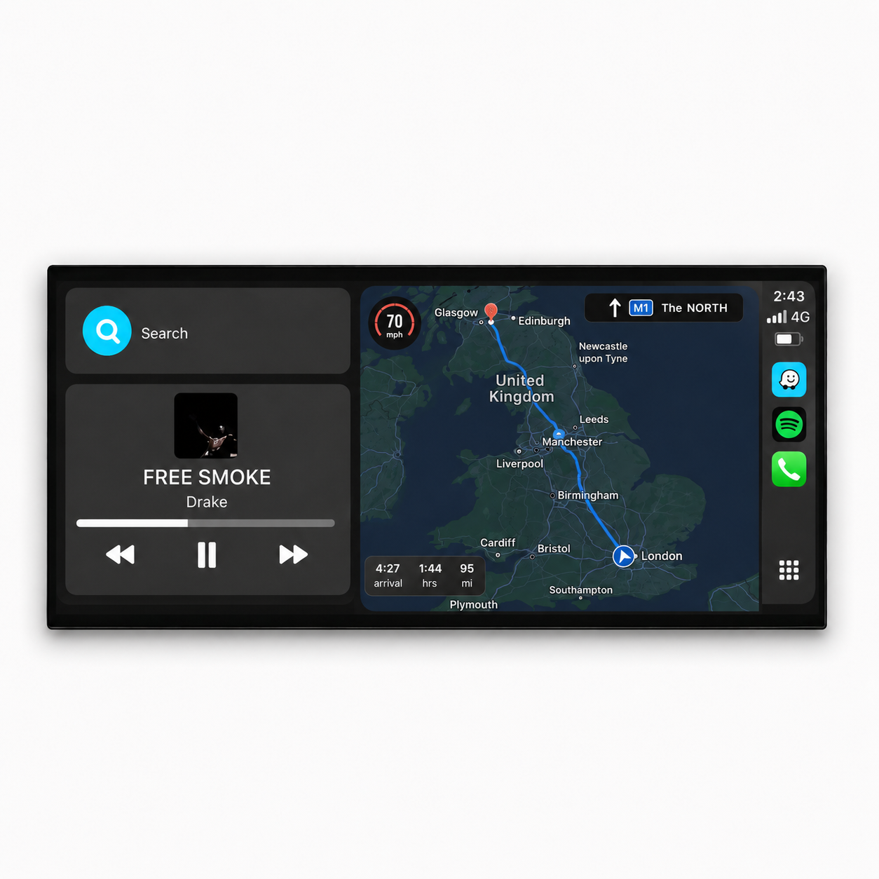 Audi Q2/SQ2 | 12.3" Apple CarPlay/Android Auto Touchscreen Display | (2018-2021)