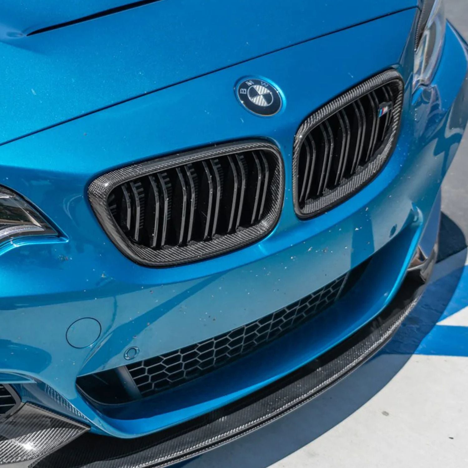BMW 2 Series & M2 Carbon Fibre Double Slat Front Grills F22 F23 F87