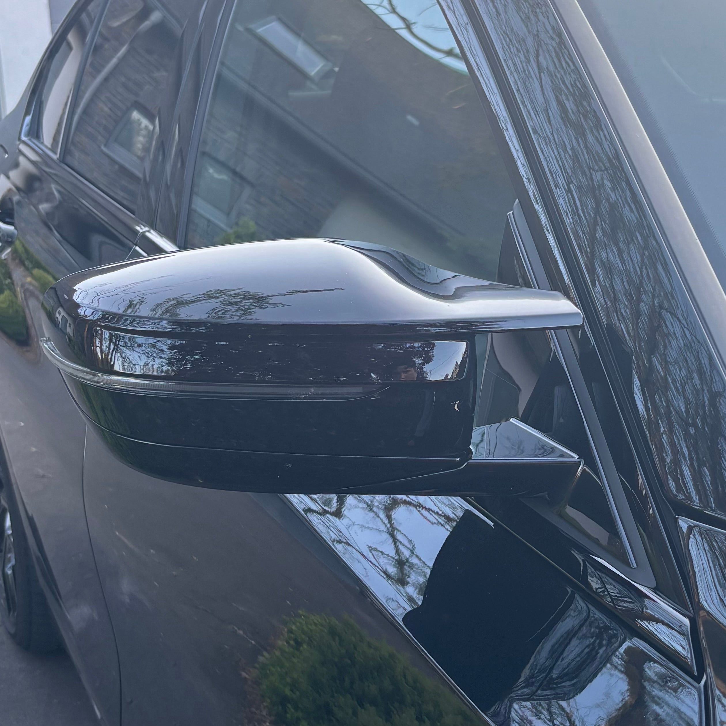 BMW 2/3/4/5 Series G42/G20/G22/G26/G30 Gloss Black M-Style Mirror Covers (2017+)