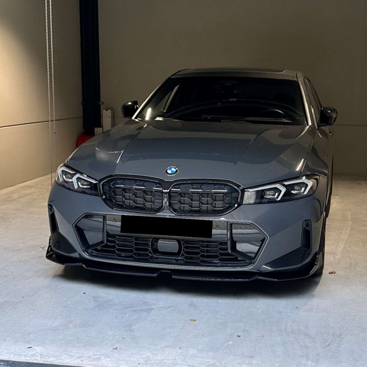 BMW 3 Series G20/G21 LCI M-Sport MP Style Gloss Black Front Lip Splitter (2022+)