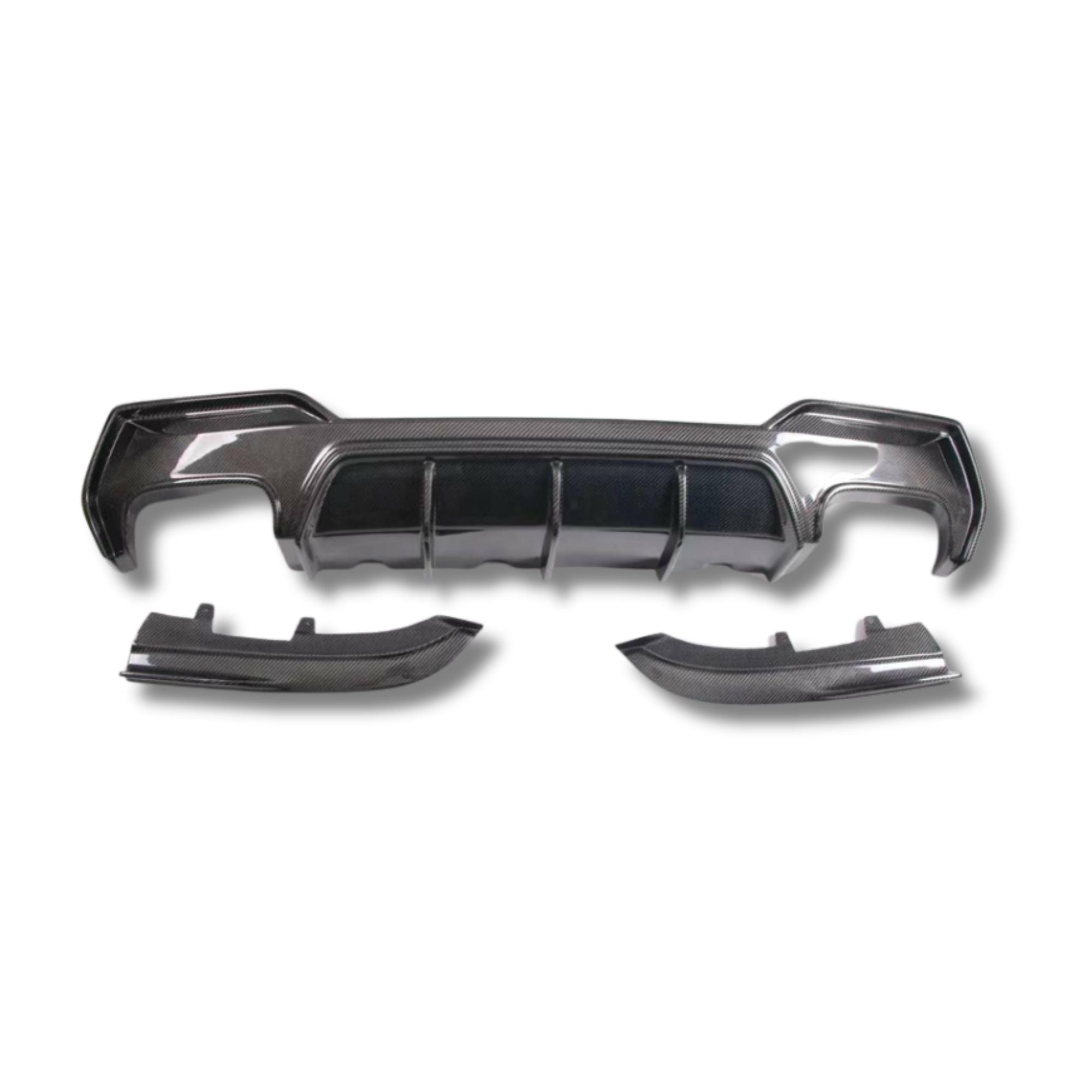 BMW 4 Series G22 G23 Pre-Preg Dry Carbon Fibre 3D Style Rear Diffuser By OPTIC (2020+)