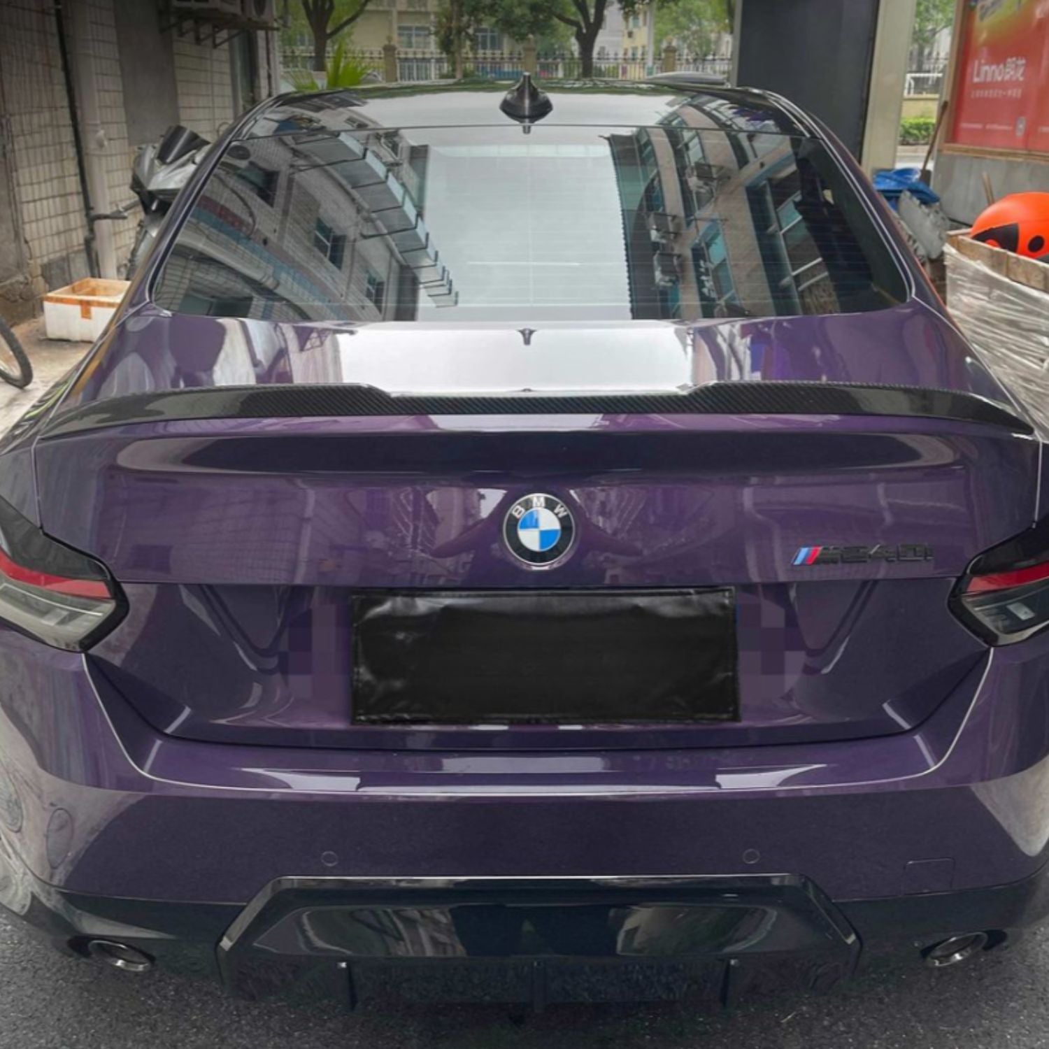 BMW 2 Series G42 & M2 G87 Pre-Preg Dry Carbon Fibre Vs Style Rear Spoiler By OPTIC (2021+)